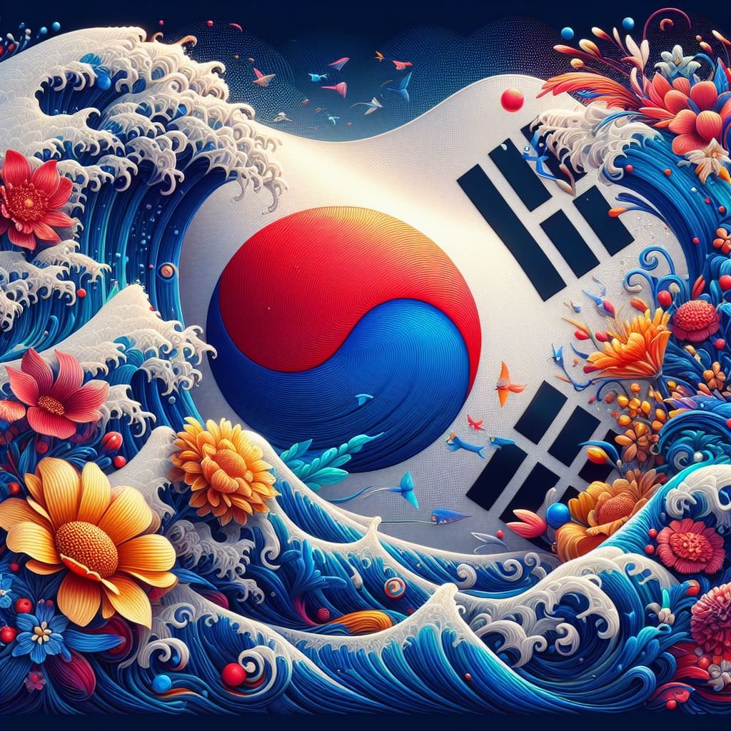 대한민국 태극기| 남한 | 무료 AI 이미지